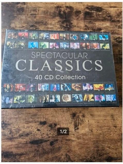 Cd box, spectacular classics 40cd collection h4, Cd's en Dvd's, Cd's | Klassiek, Boxset, Overige typen, Ophalen of Verzenden, Classicisme