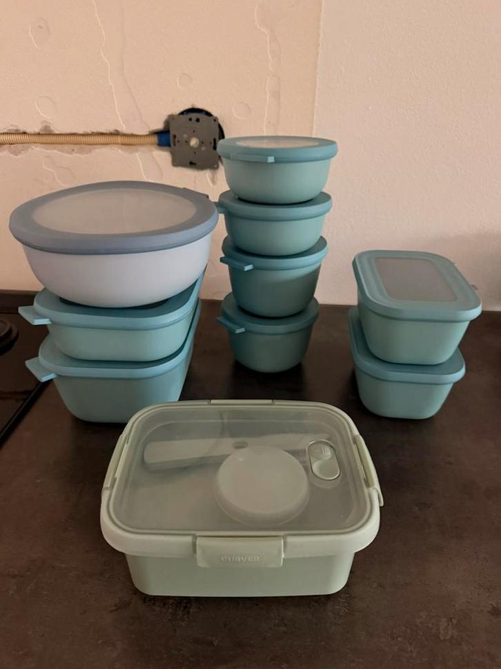 Mepal Cirqula bewaardozen / 10 stuks / ZGAN, Huis en Inrichting, Keuken | Keukenbenodigdheden, Zo goed als nieuw, Ophalen