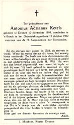 Ketels Antonius Adrianus Drunen 1893-1962 's-Bosch, Ophalen of Verzenden