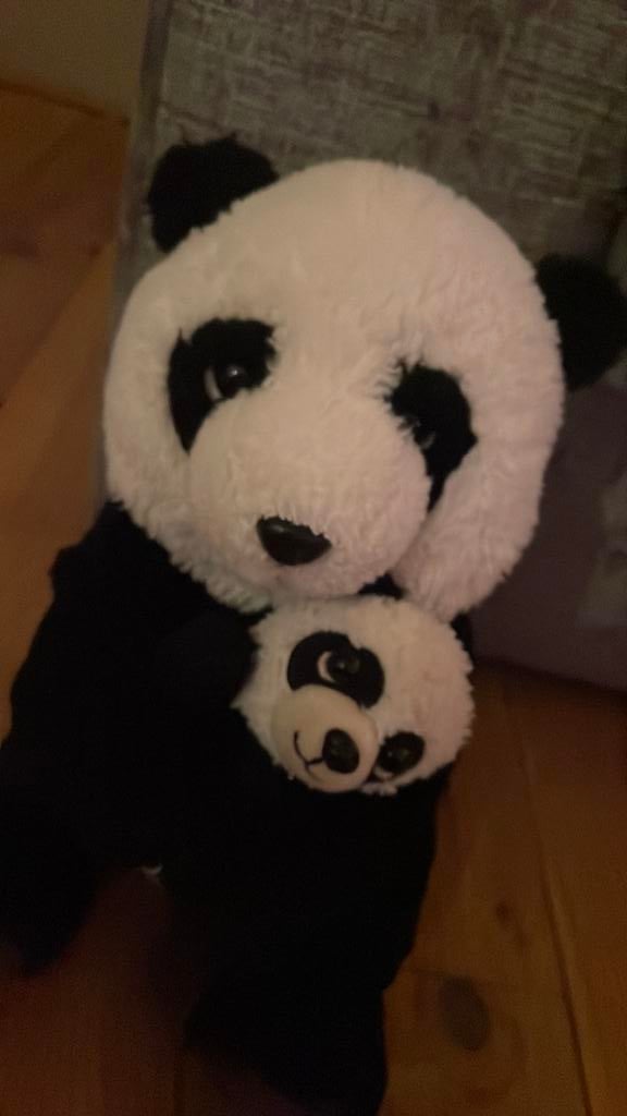 Pandaknuffel met baby, Ophalen, Overige karakters, Overige typen, Zo goed als nieuw