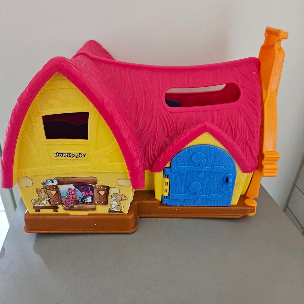 Little people sneeuwwitje huisje 7 dwergen snow White disney, Ophalen of Verzenden, Zo goed als nieuw, Kunststof