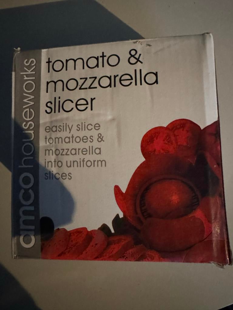 Partij Amco Houseworks Tomaat & Mozzarella Snijder, Gebruikt, Kunststof, Ophalen of Verzenden, Snijmachine
