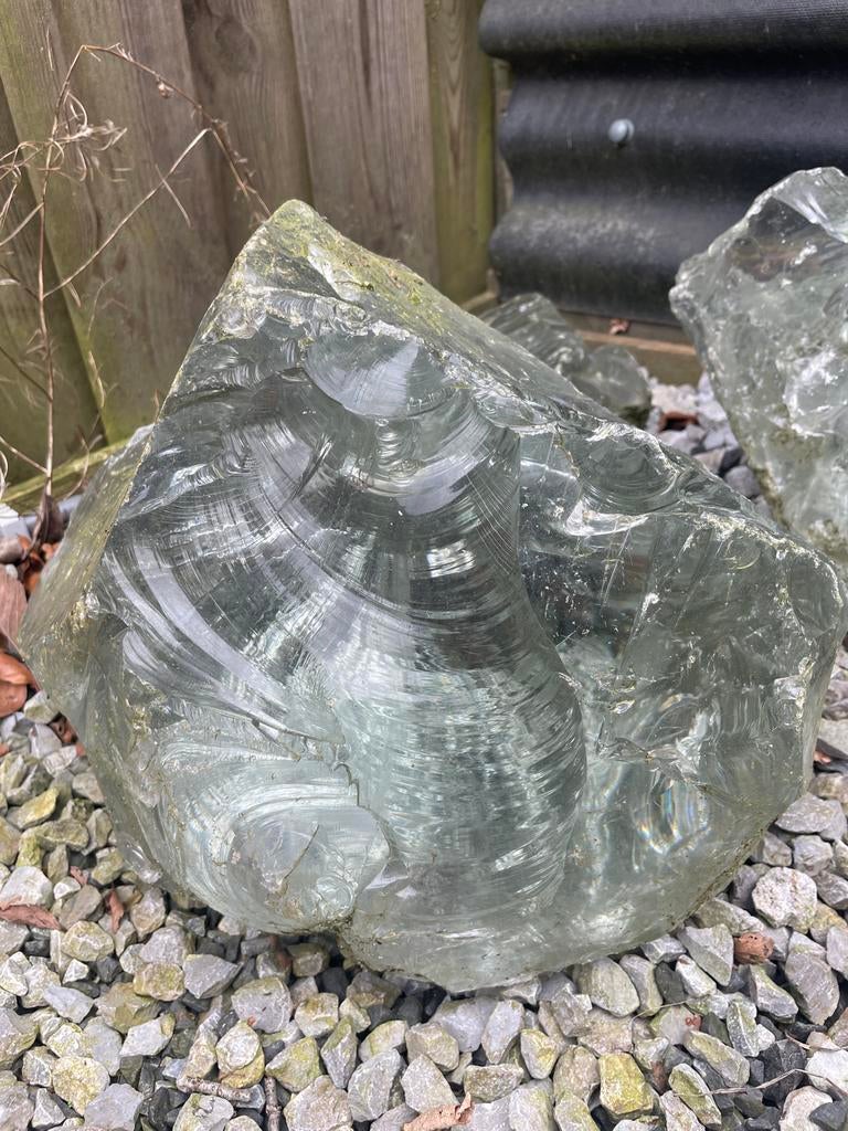 Decoratieve glazen stenen voor tuin of interieur, Huis en Inrichting, Woonaccessoires | Overige, Ophalen, Gebruikt