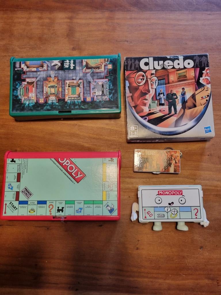 mini cluedo en monopoly spellen, Hobby en Vrije tijd, Gezelschapsspellen | Bordspellen, Ophalen