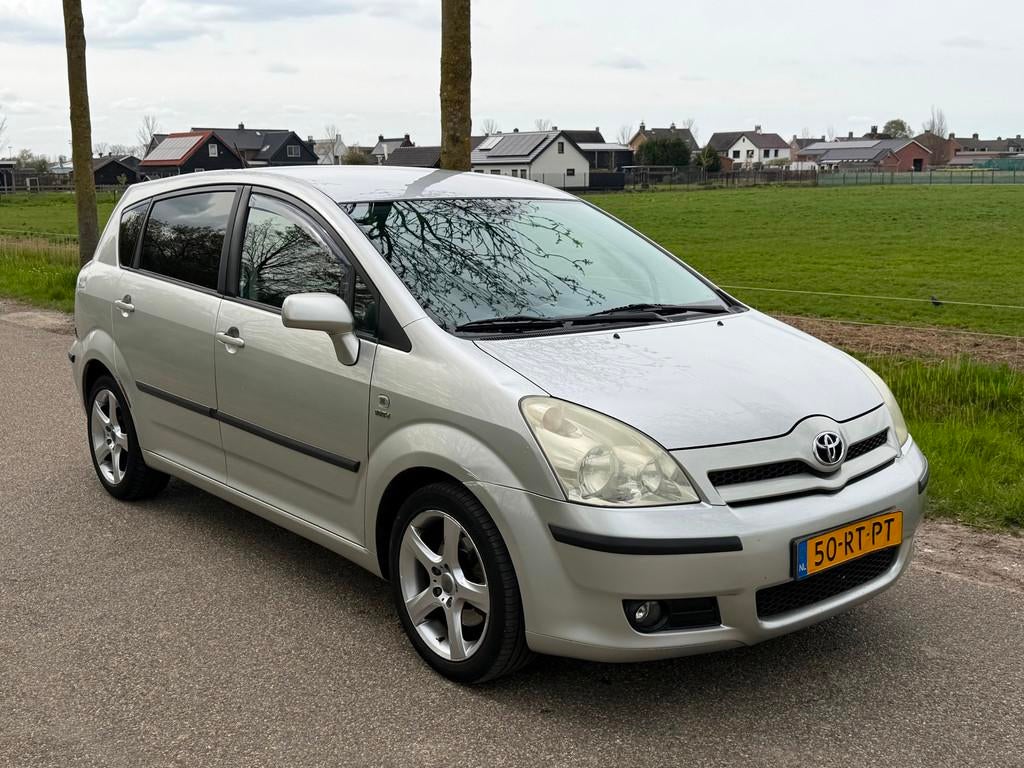 Toyota Corolla Verso 1.8 VVT-i Luna 7p AUT APK 07-2026 NAP A, Auto's, Gebruikt, Zwart, 4 cilinders, 129 pk