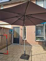 Parasol met voet 300 cm, Tuin en Terras, Parasols, Ophalen