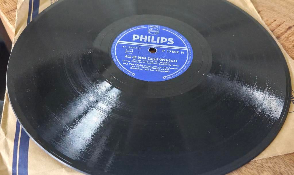 Max van Praag - Als de deur zacht opengaat (Philips P 17522, Ophalen of Verzenden