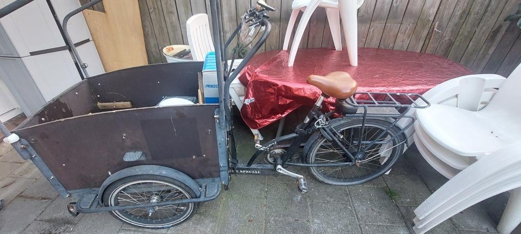 Bakfiets electric, Fietsen en Brommers, Fietsen | Bakfietsen, Ophalen, Gebruikt, 4 kinderen of meer