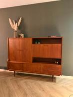 Prachtige vintage Deense design kast / highboard –teak– ‘60, Ophalen, Vintage; retro, midcentury, artdeco, deens, scandinavisch, 60's
