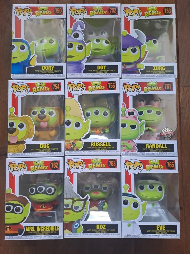 Funko pop's disney pixar remix, Ophalen of Verzenden, Zo goed als nieuw