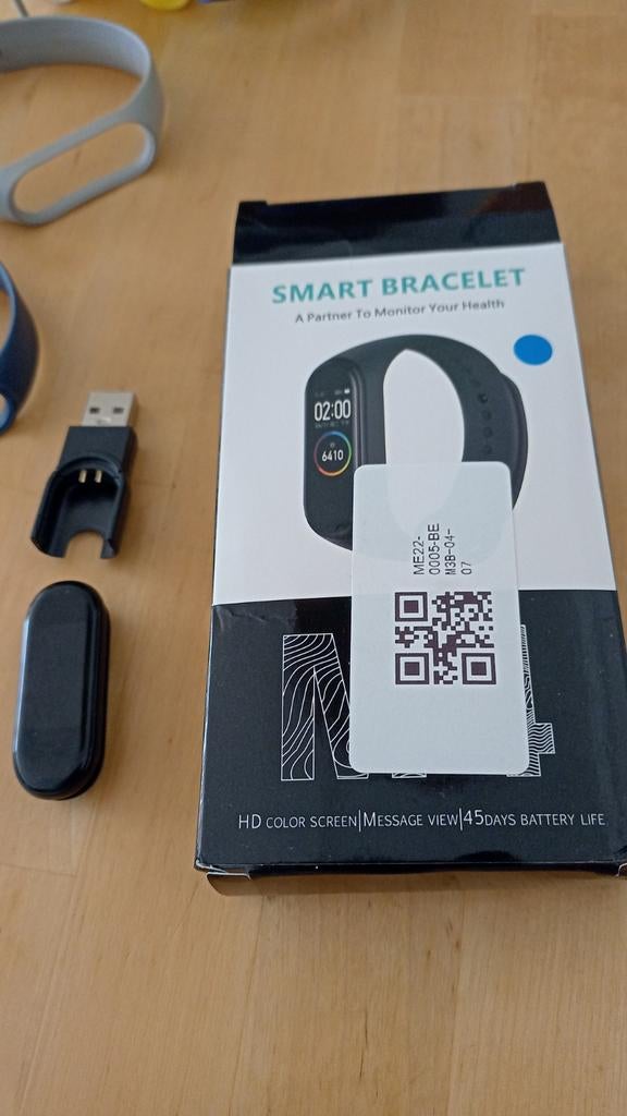 Smart Bracelet activity tracker, Sieraden, Tassen en Uiterlijk, Activity trackers, Android, Zwart, Ophalen of Verzenden