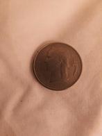 1 Belgische franc munt worden Belgique 1952, Ophalen of Verzenden, Metaal, Losse munt