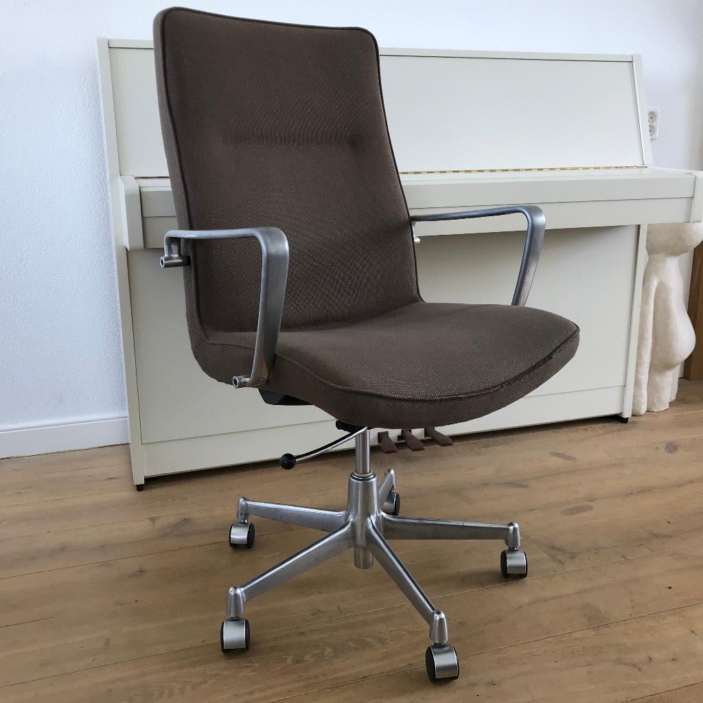 Bureaustoel Jorgen Kastholm Kusch & Co Vintage, Huis en Inrichting, Bureaustoelen, Gebruikt, Zwart, Ophalen of Verzenden, Nvt