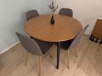 Complete eethoek met 4 stoelen, Ophalen, Zo goed als nieuw, Minder dan 4 stoelen