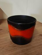 Vintage Scheurich bloempot, 25 tot 40 cm, Gebruikt, Rond, Ophalen of Verzenden