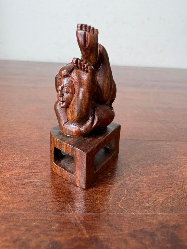 Beeldje erotische scene vrouw naakt japan, Ophalen of Verzenden, Gebruikt, Mens