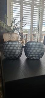 O4 Home Windlichten / Vazen Bombyxx / Guax Stijl - Grijs, Overige kleuren, Nieuw, Ophalen of Verzenden, Glas