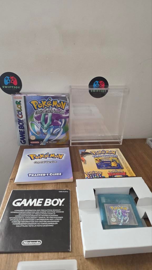 Pokemon Crystal (Compleet), Spelcomputers en Games, Games | Nintendo Game Boy, ., 1 speler, Ophalen of Verzenden, Zo goed als nieuw