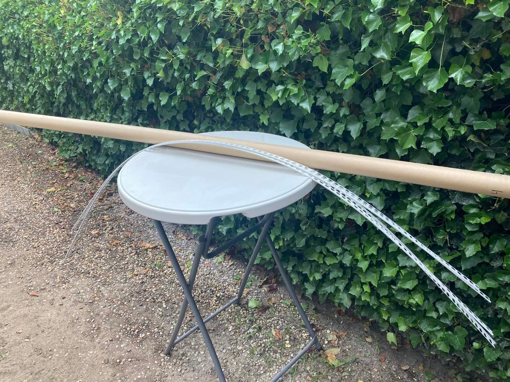 PVC stucstop profielen 4mm lengte 2,5m nieuw, Ophalen of Verzenden, Nieuw