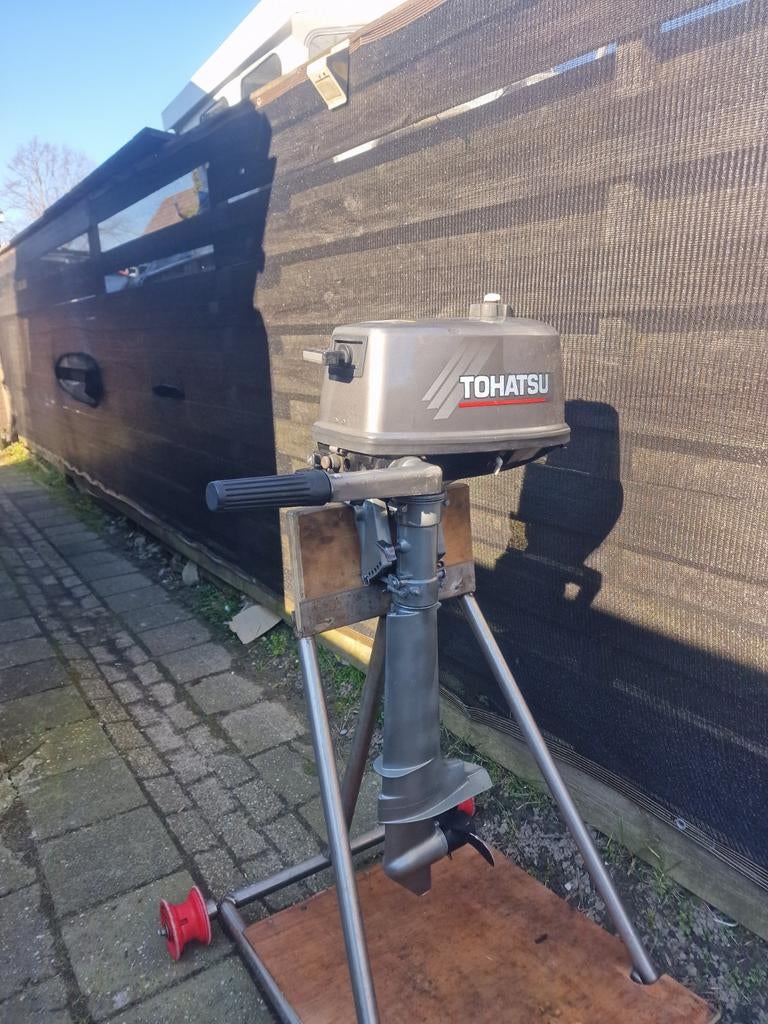 tohatsu 5 PK Buitenboordmotor, Gebruikt, Minder dan 5 pk, Ophalen of Verzenden, Buitenboordmotor