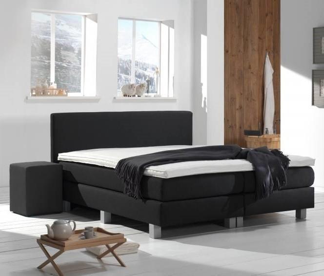 !!BOXSPRING NIEUW (180X200)!!, Huis en Inrichting, Slaapkamer | Boxsprings, Nieuw, 180 cm, 200 cm, Tweepersoons, Zwart, Overige kleuren