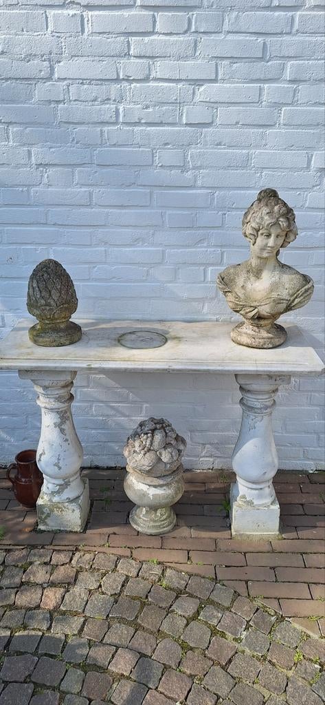 Stenen tafel, Tuin en Terras, Tuinbeelden, Ophalen, Steen