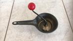 Vintage Mouli baby zeef pureerzeef metalen zeef rode knop, Ophalen of Verzenden, Gebruikt