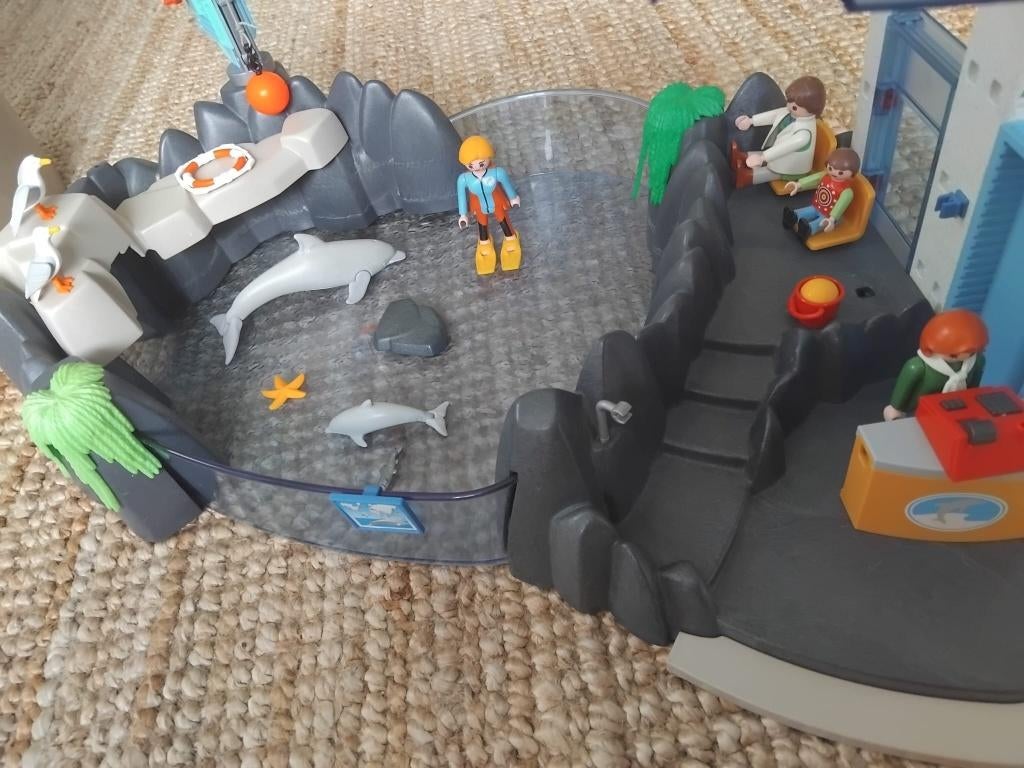 playmobil dolfinarium 4468, Kinderen en Baby's, Speelgoed | Playmobil, Ophalen, Zo goed als nieuw, Complete set