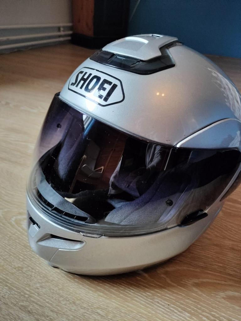 Shoei Systeemhelm Maat S - Zilver, Systeemhelm, Heren, Ophalen of Verzenden, S