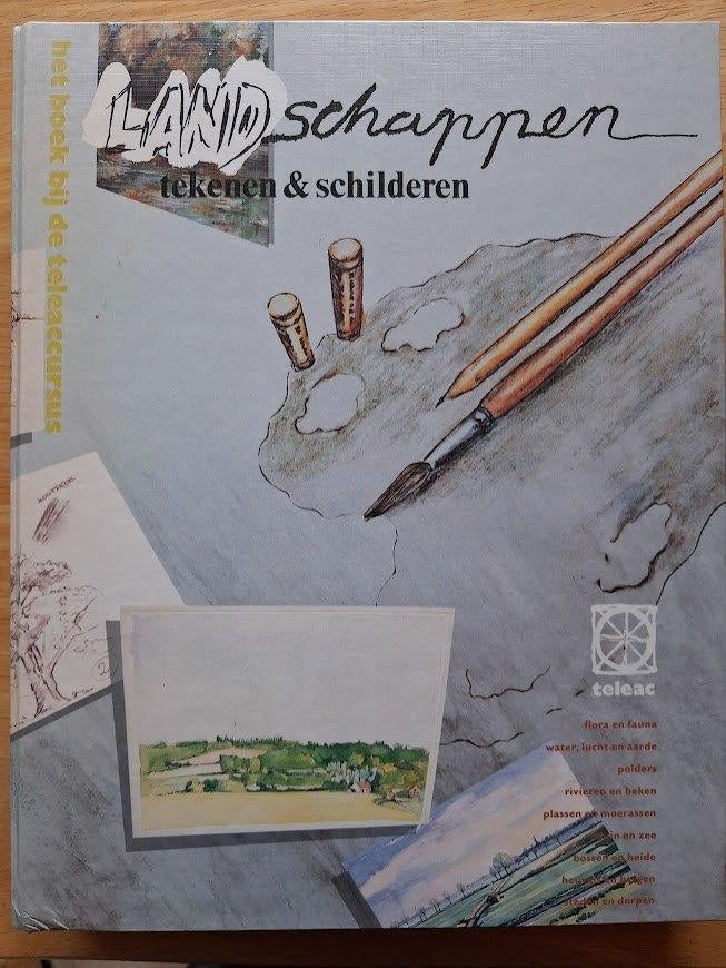Landschappen tekenen en schilderen - Teleac, Ophalen of Verzenden, Zo goed als nieuw, Tekenen en Schilderen