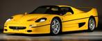 Ferrari F50 Geel 1:18 P18189B1 van BBR PRE-ORDER, Ophalen of Verzenden, Nieuw, Auto, Overige merken