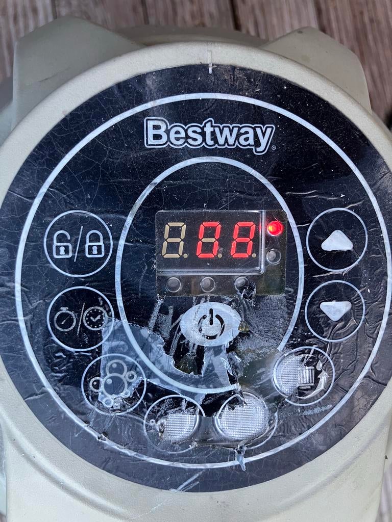 Bestway bubbelbad pomp - Werkt prima, Tuin en Terras, Bubbelbaden en Hottubs, Ophalen of Verzenden, Gebruikt, Pomp, Opblaasbaar