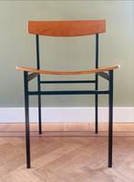Auping Carelle 552 designstoel 50s - Zwart metaal met teak, Ophalen, Gebruikt, Zwart, Eén