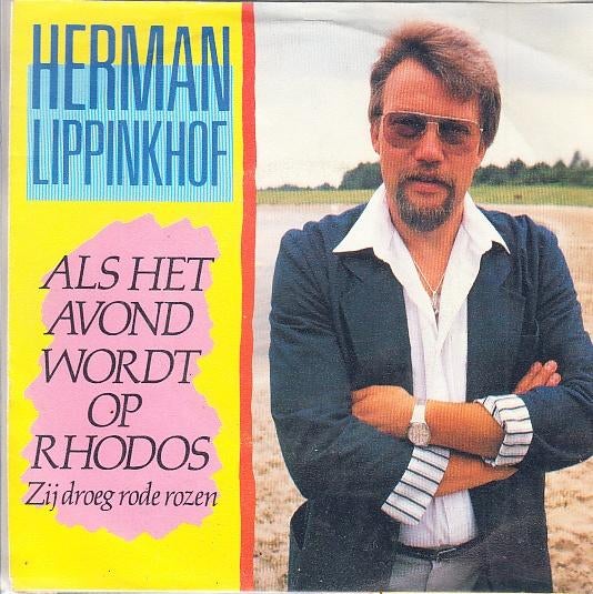 herman lippinkhof - als het avond wordt op rhodos  (1988), Cd's en Dvd's, Vinyl Singles, Ophalen of Verzenden, Nederlandstalig