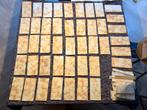 Tegels jaren 30 geel gevlamd, Doe-het-zelf en Verbouw, Tegels, Ophalen, Gebruikt, Minder dan 20 cm, Minder dan 20 cm