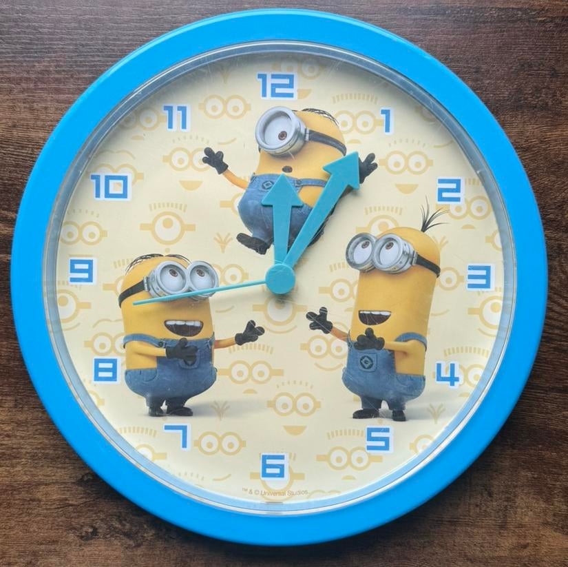Minnions klok, Ophalen, Gebruikt, Analoog, Wandklok
