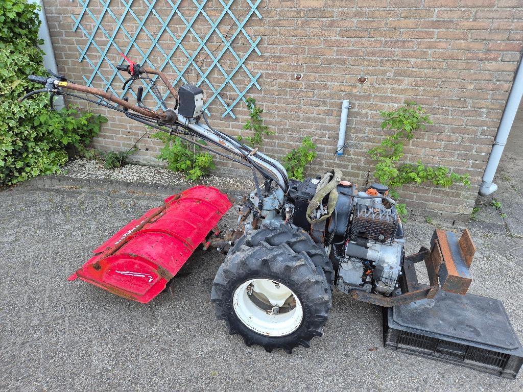 Nibbi tuinfrees 2 wielige trekker lombardini, Tuin en Terras, Hand-tuingereedschap, Gebruikt, ., Nibbi, Overige soorten