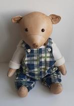 Antieke franse teddybeer. Begin 1900. Beschilderd linnen., Ophalen of Verzenden, Stoffen beer, Overige merken