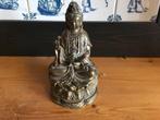 Antieke Bronzen Quan Yin Beeld - 17 cm, Ophalen of Verzenden