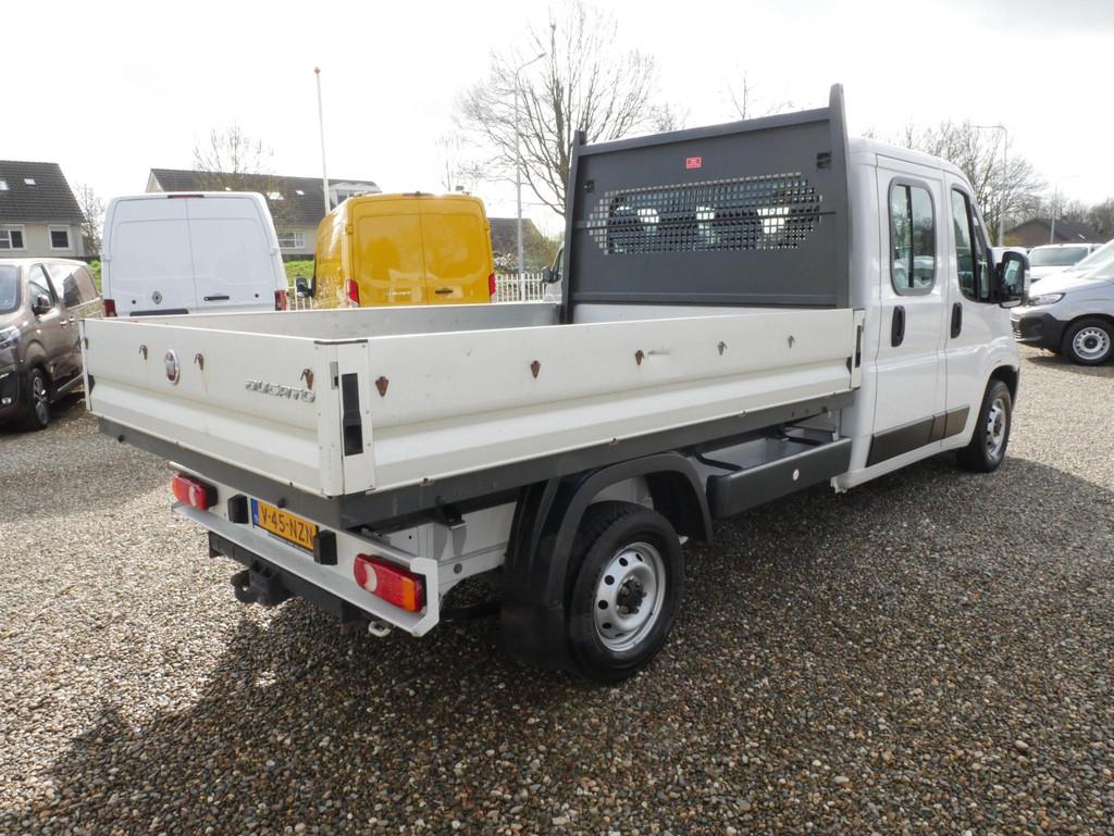 Fiat Ducato 2.2MJ 140PK Pick-up Dubbel cabine open laadbak A, Voorwielaandrijving, Stof, Gebruikt, 4 cilinders