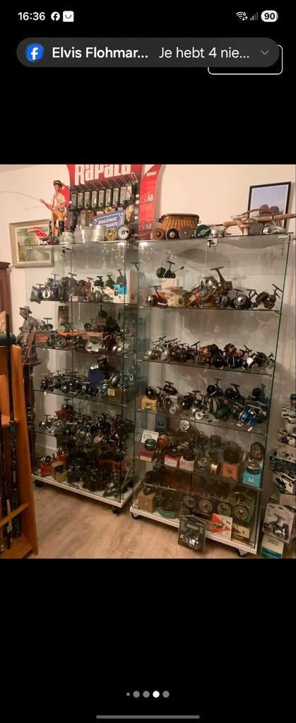 Te koop GEVRAAGD lot vintage vismolens, Watersport en Boten, Ophalen of Verzenden, Gebruikt, Molen