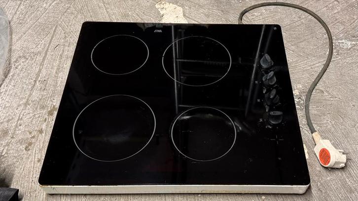 ETNA Elektrische Kookplaat - 4 Kookzones, Witgoed en Apparatuur, Kookplaten, Gebruikt, Inbouw, Elektrisch, 4 kookzones, Ophalen