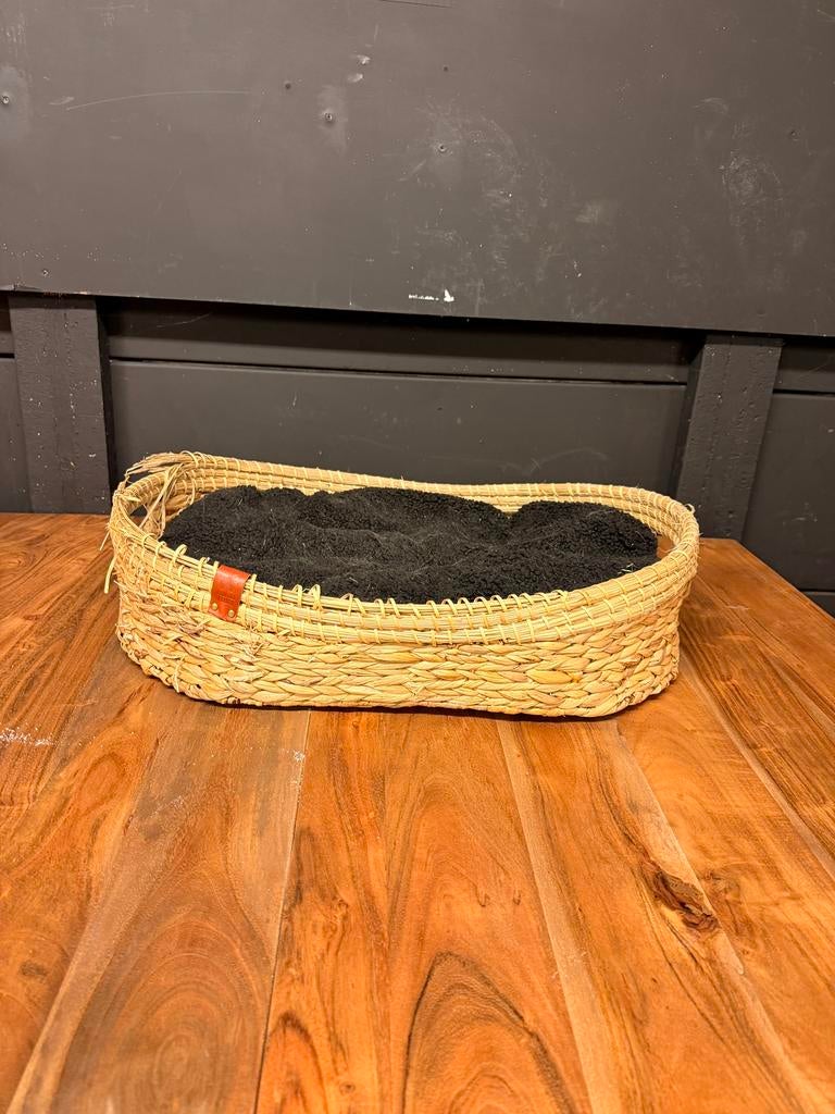 Zeegras katten/honden mand - 58-39cm, Dieren en Toebehoren, Ophalen of Verzenden, Gebruikt, Riet
