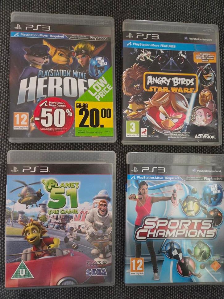 4x PS3 Games - Playstation 3 -, Spelcomputers en Games, Games | Sony PlayStation 3, Zo goed als nieuw, Avontuur en Actie, 1 speler
