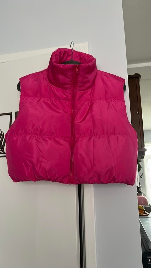 Bodywarmer gilet roze maat L als nieuw, Kleding | Dames, Bodywarmers, Ophalen of Verzenden, Zo goed als nieuw, Maat 38/40 (M)