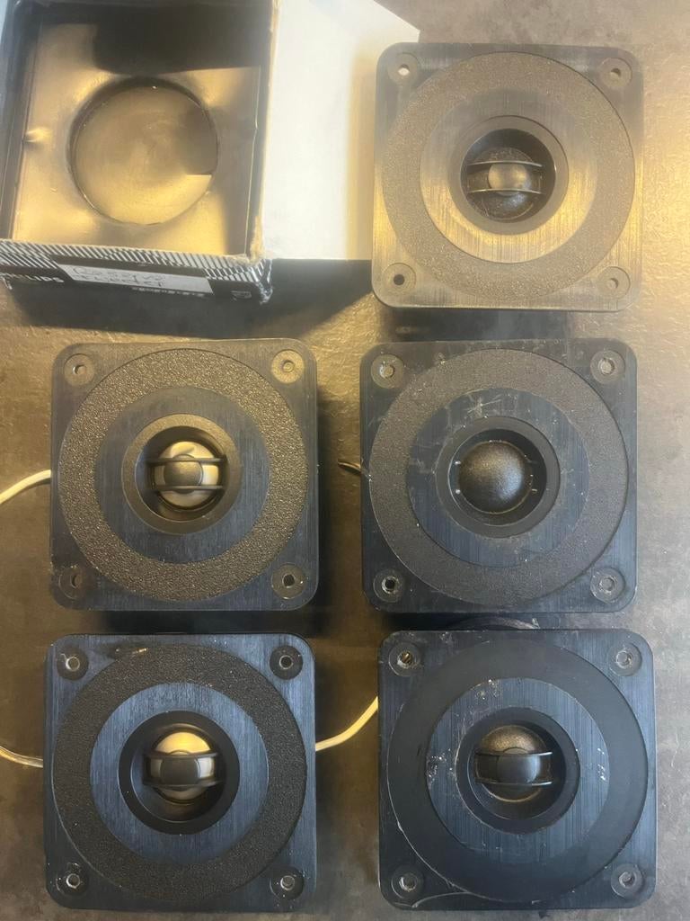 5x Philips AD 11600 T 8 Tweeters - Vintage Audio, Audio, Tv en Foto, Luidsprekers, Philips, Gebruikt, Overige typen, Ophalen of Verzenden