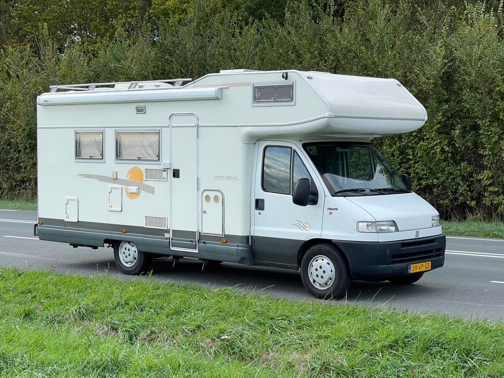 Moderne zuinige Camper, 2x airco zeer lage km stand, Fiat, Particulier, L-zit, Half-integraal