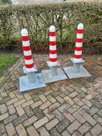 afzetpalen , parkeerpalen , beschermpalen ,afzetpaal, Tuin en Terras, Ophalen, Nieuw, Minder dan 180 cm, Palen