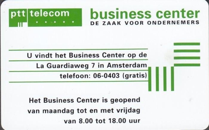 Telefoonkaart CKE026.06 Business Center Amsterdam ongebruikt, Verzamelen, Ophalen of Verzenden, Nederland