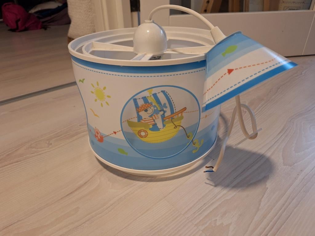 Hanglamp kind piraat, Ophalen of Verzenden, Zo goed als nieuw, Kunststof, Minder dan 50 cm